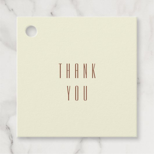 ベージュブラウン フェイバータグ (正面)