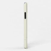 ベージュブラックはっきりしたタイポグラフィ Case-Mate iPhoneケース (裏面/右)