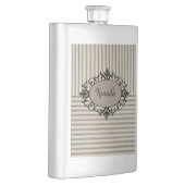 ベージュブラックフラスコ フラスク (右)