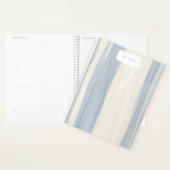 ベージュブルー プランナー手帳 (ディスプレー)