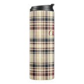 ベージュプライドクラシック市松模様にパターン タンブラー (回転左)