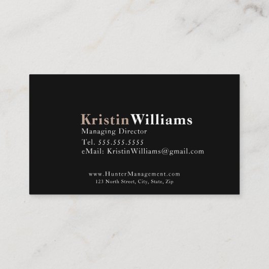 ベージュプライド名刺 名刺 (裏面)