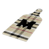 ベージュプラ名門私立校風のイドファッションモノグラムパーソナライズされた カッティングボード (角)