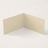 ベージュプレーンクラシカルプロフェッショナル 名刺 (内部)