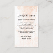 ベージュベーカリーホイップペストリー 名刺 (裏面)