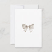 ベージュホットエアバルーンボホベビーシャワー サンキューカード (裏面)