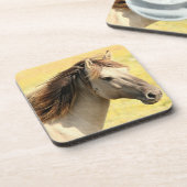 ベージュホースプロファイル コースター (左側)