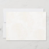 ベージュボーバルーンガール誕生日サンキューカード サンキューカード (裏面)