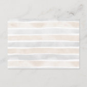 ベージュボーボンジュールベビーシャワーおむつラッフル エンクロージャーカード (裏面)