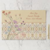 ベージュマウヴェとブルーテーブルデコール ペーパーパッド (インサイチュ)