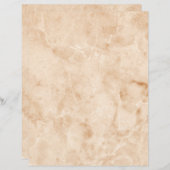 ベージュマーブルクラフトスクラップブック紙 (正面/裏面)