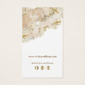 ベージュマーリングデザインパッケージの挿入 (裏面)