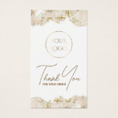 ベージュマーリングデザインパッケージの挿入 (正面)