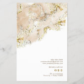 ベージュマーリングデザイン価格表フライヤー チラシ (裏面)