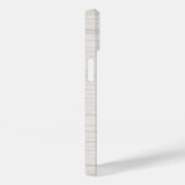 ベージュミニマルモダンイニシャルモノグラム名大文字 Case-Mate iPhoneケース (裏面 / 右)