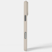 ベージュミニマルモダンリストはっきりしたイニシャルモノグラム Case-Mate iPhoneケース (裏面 / 右)