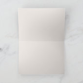 ベージュミニマル海軍の新父母様 カード (内部)