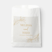 ベージュミニマル金ゴールドミニマリスト結婚ブランチ フェイバーバッグ (正面)