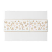 ベージュメキシコ音美 招待状ベリーバンド (裏面例)