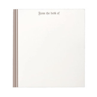 ベージュメモ帳 ノートパッド