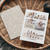 ベージュモダンニュートラル5枚エレガント写真 シーズンカード