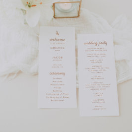 ベージュモダンパームリーフサマー結婚ズ プログラム