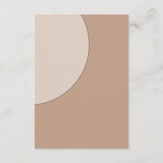 ベージュモダンピンクジャパ結婚ンディ詳細 エンクロージャーカード (裏面)