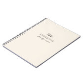 ベージュモダンファミリーベーキングレシピ ノートブック (左側)