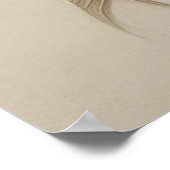 ベージュモダンフラワーズポスター21 ポスター (角)