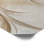 ベージュモダンフラワーズポスター22 ポスター (角)