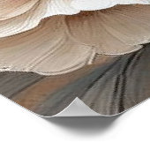 ベージュモダンフラワーポスター8 ポスター (角)