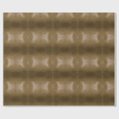 ベージュモダンブラウンアリゲーターワニ革 ラッピングペーパー (フラット)