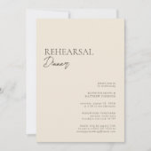 ベージュモダンリハお洒落ーサルディナー 招待状 (正面)