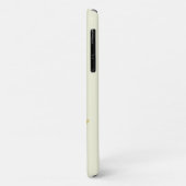 ベージュモダン金ゴールドスミニマルタートモノグラム Case-Mate iPhoneケース (裏面/左)