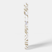 ベージュモノグラムのアニマルプリント Case-Mate iPhoneケース (裏面 / 左)