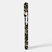 ベージュモノグラムのアニマルプリント Case-Mate iPhoneケース (裏面 / 左)