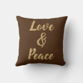 ベージュラブ&ピース クッション (裏面)