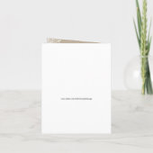 ベージュリネンバーラップ&ホワイトフローラレース2招待状 招待状 (裏面)