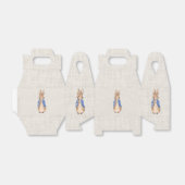 ベージュリネン背景付きピーター フェイバーボックス (折り畳みなし)