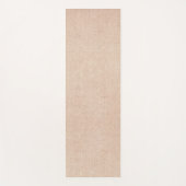 ベージュリネン ヨガマット (正面)