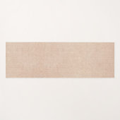 ベージュリネン ヨガマット (正面(横))