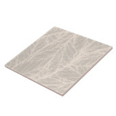 ベージュリーフテクスチャセラミックタイル タイル (側面)