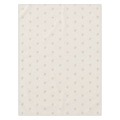 ベージュルビーの喉を張ったハミングバード テーブルクロス (正面)