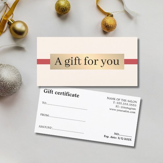 ベージュレッドフェイクゴールデンエレガントホリデー美しい