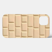 ベージュレンガ模様のiPhoneケース モダンスタイル Case-Mate iPhoneケース (裏面 (横))