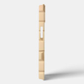 ベージュレンガ模様のiPhoneケース モダンスタイル Case-Mate iPhoneケース (裏面 / 右)