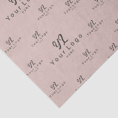 ベージュロゴパターンビジネスブランドシンプル包装 薄葉紙 (詳細)