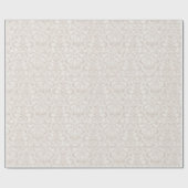 ベージュヴィンテージビクトリアンダマスクシームレスパターン ラッピングペーパー (フラット)