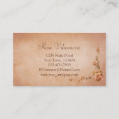 ベージュヴィンテージリリーアンティーク店 名刺 (裏面)