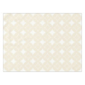 ベージュ七宝パターン テーブルクロス (正面(横))